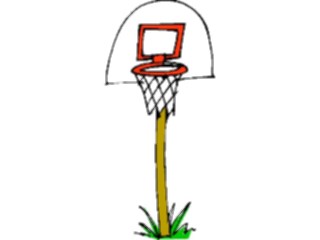Sticker Custom Preview Image #119504 Sports Cartoons Basketball Backboard4