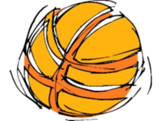 Sticker Custom Preview Image #119515 Sports Cartoons Basketball Ball09