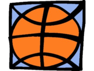Sticker Custom Preview Image #119517 Sports Cartoons Basketball Ball11