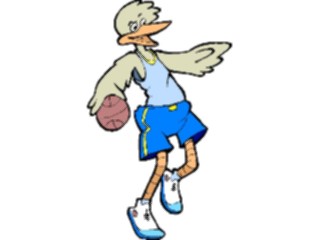 Sticker Custom Preview Image #119524 Sports Cartoons Basketball Bird