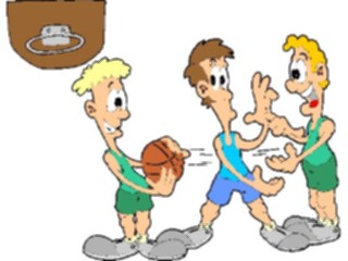 Sticker Custom Preview Image #119525 Sports Cartoons Basketball Boys