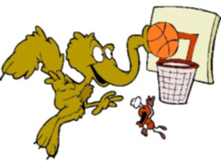 Sticker Custom Preview Image #119529 Sports Cartoons Basketball Creature