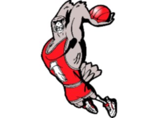 Sticker Custom Preview Image #119534 Sports Cartoons Basketball Eagle1