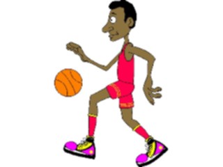 Sticker Custom Preview Image #119548 Sports Cartoons Basketball Player01