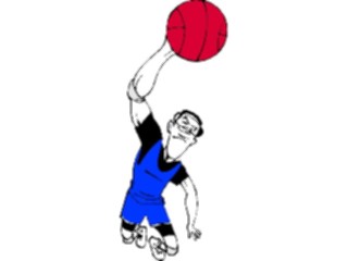 Sticker Custom Preview Image #119549 Sports Cartoons Basketball Player02