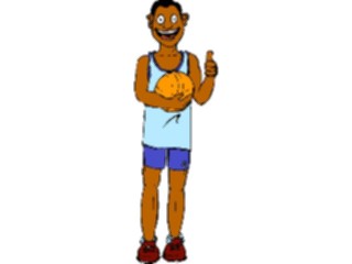 Sticker Custom Preview Image #119551 Sports Cartoons Basketball Player04