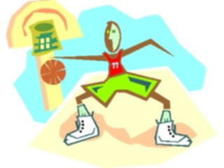 Sticker Custom Preview Image #119553 Sports Cartoons Basketball Player06