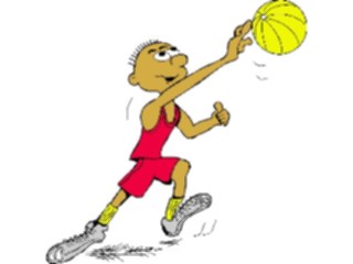 Sticker Custom Preview Image #119555 Sports Cartoons Basketball Player08