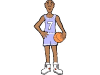Sticker Custom Preview Image #119564 Sports Cartoons Basketball Player17