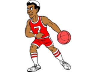 Sticker Custom Preview Image #119566 Sports Cartoons Basketball Player19