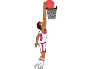 Sticker Custom Preview Image #119571 Sports Cartoons Basketball Player24