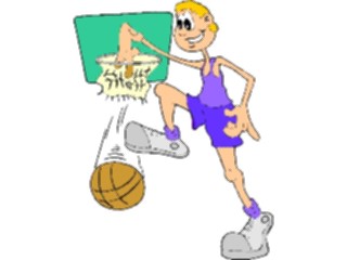 Sticker Custom Preview Image #119574 Sports Cartoons Basketball Player27
