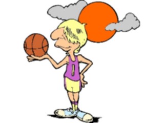 Sticker Custom Preview Image #119576 Sports Cartoons Basketball Player29