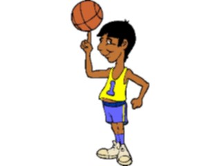 Sticker Custom Preview Image #119577 Sports Cartoons Basketball Player30