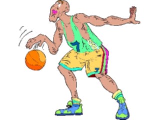 Sticker Custom Preview Image #119586 Sports Cartoons Basketball Player39