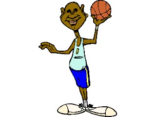 Sticker Custom Preview Image #119587 Sports Cartoons Basketball Player40