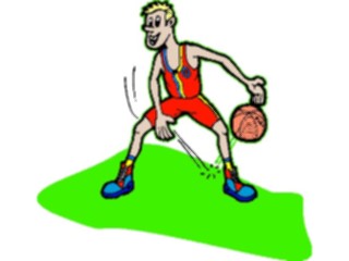 Sticker Custom Preview Image #119590 Sports Cartoons Basketball Player43