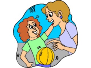 Sticker Custom Preview Image #119591 Sports Cartoons Basketball Player44