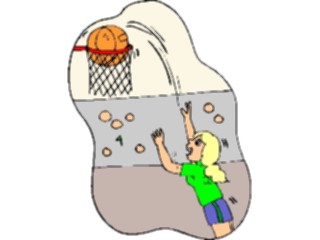 Sticker Custom Preview Image #119593 Sports Cartoons Basketball Player46