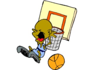 Sticker Custom Preview Image #119597 Sports Cartoons Basketball Player50