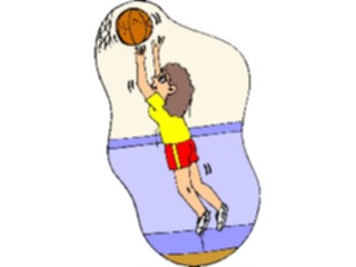 Sticker Custom Preview Image #119601 Sports Cartoons Basketball Player54