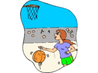 Sticker Custom Preview Image #119602 Sports Cartoons Basketball Player55