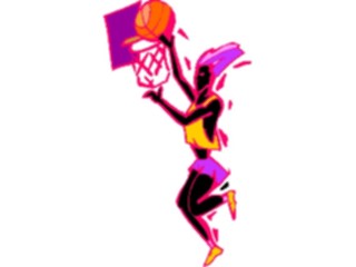 Sticker Custom Preview Image #119608 Sports Cartoons Basketball Player61