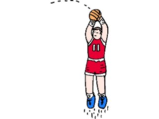 Sticker Custom Preview Image #119609 Sports Cartoons Basketball Player62