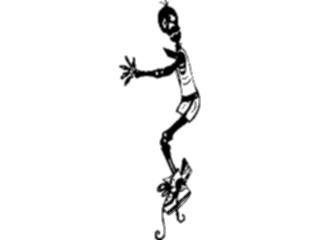 Sticker Custom Preview Image #119612 Sports Cartoons Basketball Player Bones