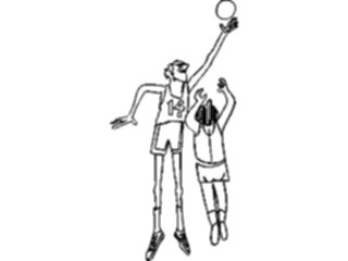 Sticker Custom Preview Image #119618 Sports Cartoons Basketball Players01