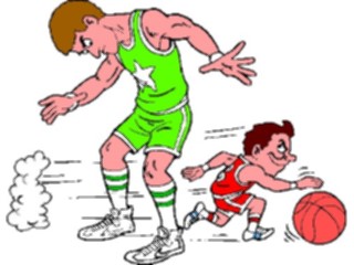 Sticker Custom Preview Image #119619 Sports Cartoons Basketball Players02