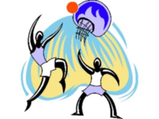 Sticker Custom Preview Image #119620 Sports Cartoons Basketball Players03