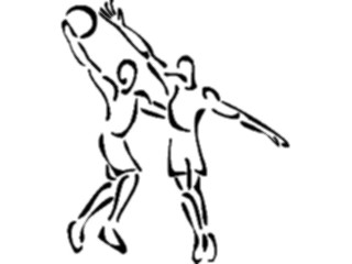 Sticker Custom Preview Image #119621 Sports Cartoons Basketball Players04
