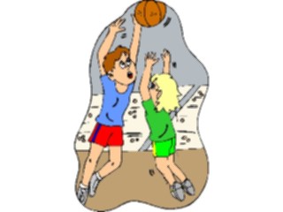 Sticker Custom Preview Image #119634 Sports Cartoons Basketball Players17