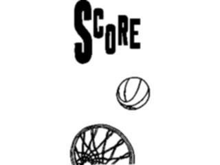 Sticker Custom Preview Image #119645 Sports Cartoons Basketball Score