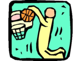 Sticker Custom Preview Image #119648 Sports Cartoons Basketball Slam Dunk2