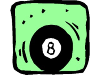 Sticker Custom Preview Image #119671 Sports Cartoons Billiards8 Ball2