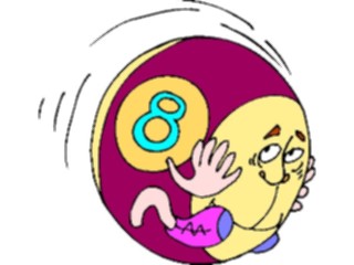 Sticker Custom Preview Image #119672 Sports Cartoons Billiards8 Ball3