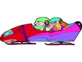 Sticker Custom Preview Image #119681 Sports Cartoons Bobsled3