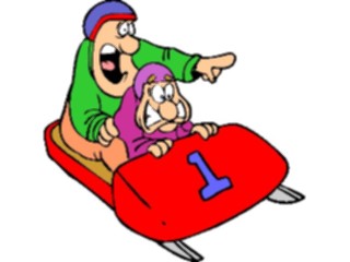 Sticker Custom Preview Image #119682 Sports Cartoons Bobsled4