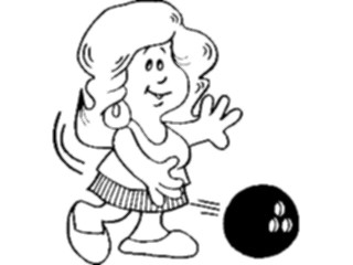 Sticker Custom Preview Image #119685 Sports Cartoons Bowler01