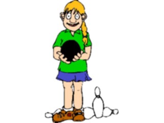 Sticker Custom Preview Image #119688 Sports Cartoons Bowler04