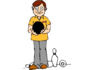 Sticker Custom Preview Image #119689 Sports Cartoons Bowler05