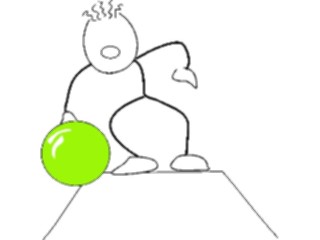 Sticker Custom Preview Image #119690 Sports Cartoons Bowler06