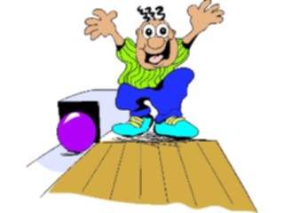 Sticker Custom Preview Image #119693 Sports Cartoons Bowler09