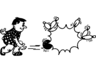 Sticker Custom Preview Image #119701 Sports Cartoons Bowler17