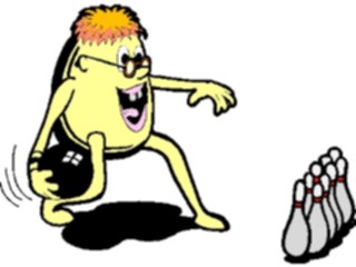 Sticker Custom Preview Image #119712 Sports Cartoons Bowler28