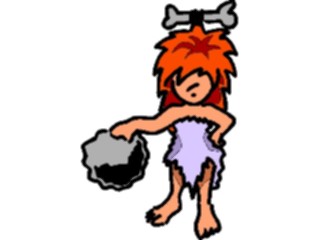 Sticker Custom Preview Image #119715 Sports Cartoons Bowler Cave Girl