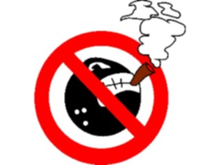 Sticker Custom Preview Image #119731 Sports Cartoons Bowling Ball No Smoking