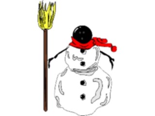 Sticker Custom Preview Image #119734 Sports Cartoons Bowling Ball Snowman